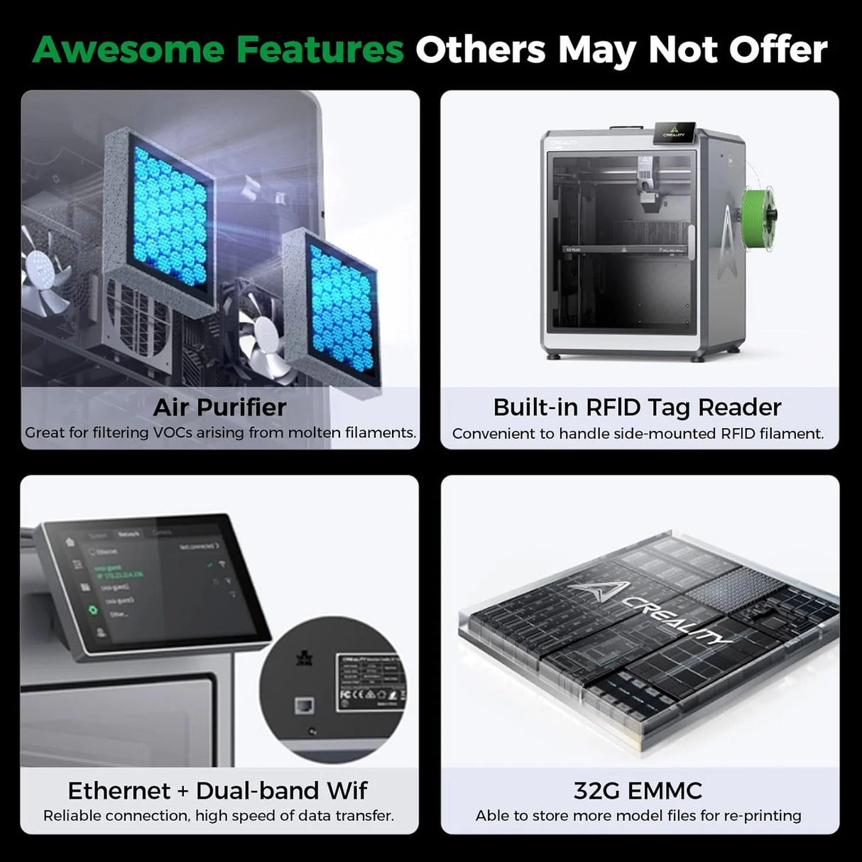 CREALITY - K2 Plus High-Speed 3D Printer Combination