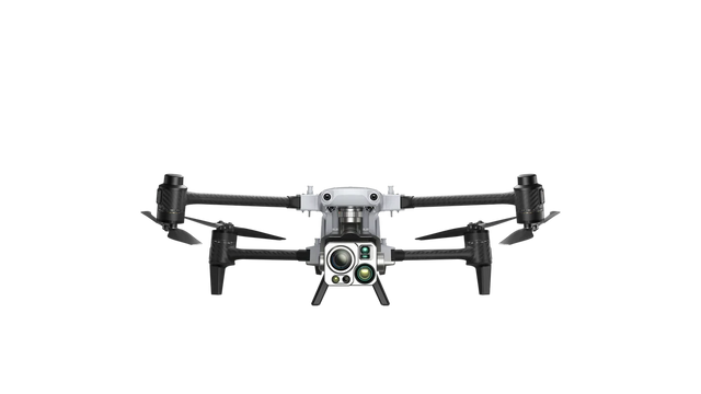 Black drone with a camera img
