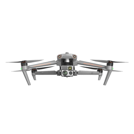 Gray Autel Robotics EVO drone with camera on a white background