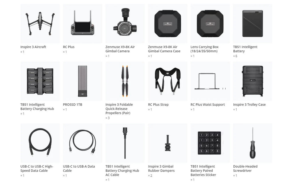 DJI Inspire 3 – 8K Cinema Drone