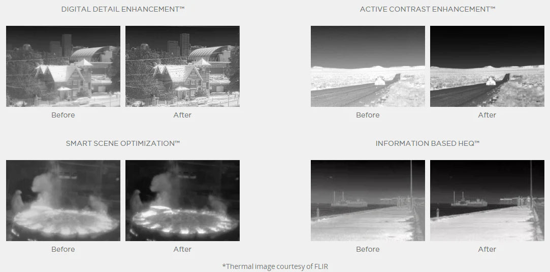  DJI Zenmuse XT Before and after images of digital detail enhancement