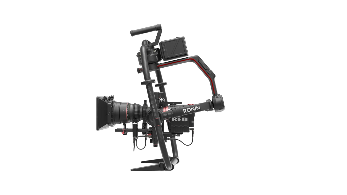 DJI Ronin 2 Camera stabilizer with lens and Ronin branding