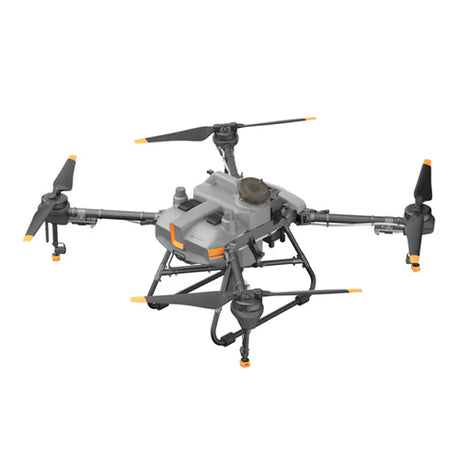 Gray DJI Agras T10 drone with four propellers